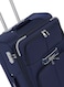 Senator Brand Softside Small Cabin Size 55 Centimeter (20 Inch) 4 Wheel Spinner Luggage Trolley in Blue Color LL003-20_NVY