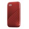 Western Digital My Passport 2TB SSD External Drive - Red