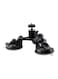 Generic Adjustable Triple Vacuum Suction Cup Mount Black