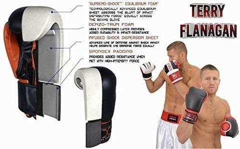 Max Strength Boxing Gloves Sparring Kickboxing, MMA Muay Thai Boxercise Training Workout, Punch Bag, Focus Pads, Thai Pad Punching Fight Gloves 12Oz