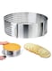 Generic 7 Layer Cake Slicing Ring Silver