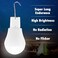 Generic-White Solar Light Bulb 130LM Portable Solar Powered LEDs Bulb Light for Hiking Fishing Camping Tent Lighting