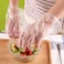 Generic-200Pcs Disposable Gloves Transparent Eco-friendly Food-grade PE Gloves Restaurant BBQ Kitchen Accessories