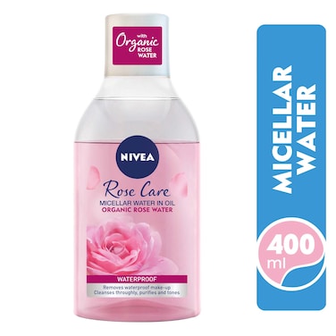 Nivea Micellar Water Makeup Remover with Rose Water - 400ml