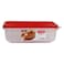 Gab Food Container Rectangle 1.1L Red