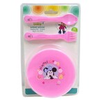 Buy Disney Minnie Baby Feeding Set TRHA1714 Pink Pack of 3 in UAE