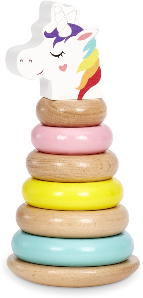 Wooden Critters Shape Stacker Unicorn