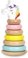 Wooden Critters Shape Stacker Unicorn