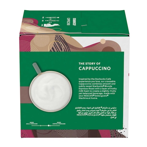Starbucks Cappuccino Dolce Gusto Coffee Pods 12 Pods