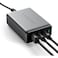 Satechi USB-C PD Compact GaN Home Charger (100W) 2x USB-C + 1x USB 3.0 Ports UK - Space Gray