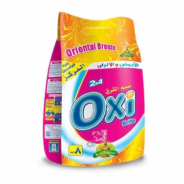 Oxi Automatic Powder Detergent - Oriental Breeze Scent - 8 Kg