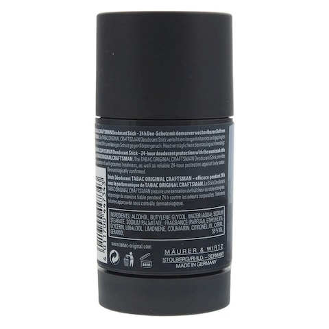 Tabac Original Craftsman Deodorant Stick Clear 75ml