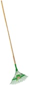 Trapp Brazil Premium Steel Rake with Wooden Handle, Leaf Rake, Garden Tool (FJ 1101)