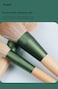 10-Piece Make Up Brush Set Green