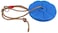 RBWTOYS Heavy Duty Disc Swing with Rope for Outdoor Play, Plastic Round Swing Seat With Rope RW-13138 - Blue