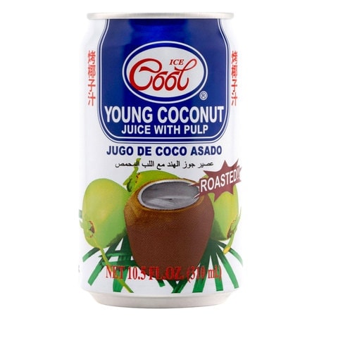 ICE COOL YOUNG COCONUT JUICE DRINK WITH PULP 310ML