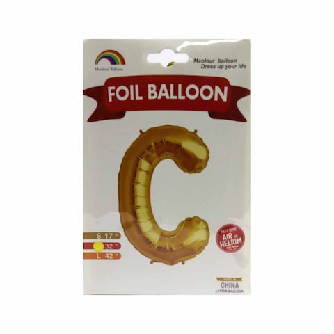 Tiba Helium Letters Balloon - Letter C