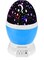 Generic Star Moon Rotating Night Projector Lamp Blue/Black/White