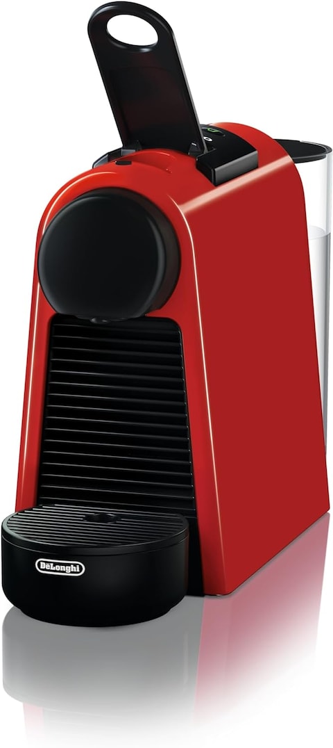 DeLonghi Essenza Mini EN 85.R Nespresso System Pod Coffee Machine, Red/Black