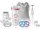 Braun Silk-Epil 9 Skin Spa Senso Smart 9/980 Epilator Rose Gold - 4-In-1 Epilation, Exfoliation And Skin Care System With 13 Extras