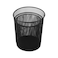 Aibecy-Round Metal Mesh Waste Paper Basket Office Dustbin Trash Can Wastebasket Recycling Bin