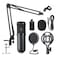 Generic-Professional Suspension Microphone Kit Live Broadcasting Recording Condenser Microphone Set