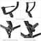 Mike Music Alto Tenor Saxophone Stand Display Instrument Accessories Metal Material Triangle Base Design Folding Portable Adjustable (S1)