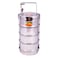 Raj 4-Tier Bombay Tiffin Box Silver 10cm