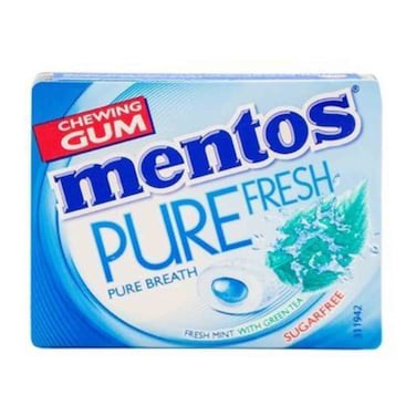 Mentos Pure Fresh Mint Chewing Gum 14g