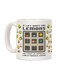 muGGyz Printed Ceramic Coffee Mug White