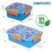 Eazy Kids Lunch Box Set, Soccer  - Blue