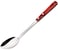 Tramontina Since 1911, Made In Brazil Stainless Steel Serving Spoon With Treated Red Polywood Handle