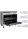 Super General 5-Burner Gas Cooking Range SGC901FS Silver/Black
