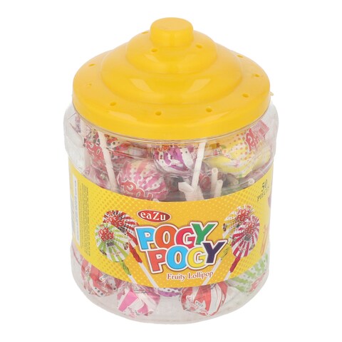 Eazu Pogy Pogy Fruity Lollipop 50 pcs