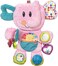 Playskool Fold 'N Go Elephant Stuffed Animal Tummy Time Toy For Babies 3 Months And Up, Pink