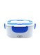 Generic Portable Electric Lunch Box Blue/White