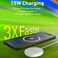 Promate MEGACORD-TRIO-WHITE 15W High-Speed Dual Sided Magnetic Charger