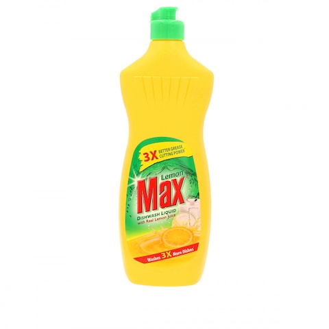 Lemon Max Dishwash Liquid Bottle 475 ml
