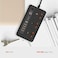 Porodo Power Socket Strip, 4 USB Port 3.4A + 1 Quick Charge 3.0 With 3 Universal Power Sockets 10A, Independent Power Switch With Timer,Sockets USB HUBS,Charging Station,Over Heat Protection (Black)