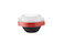 Hotpack Red & Black Base Soup Bowls 1000ml with Lids, 5 Pieces