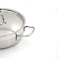 Korkmaz Alfa Extra Deep Stainless Steel Casserole Pot 30X20 Cm / 14.0 L
