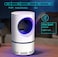 Generic-Electric Indoor Mosquito Trap USB Power Insect Mosquito Killer UV Light LED Mosquito Lamp Non-Toxic No Zapper Suction Fan Small