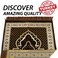 STARGOLD Traditional Turkish Prayer Mat 70x110 cm Large Portable Multicolor Islamic Prayer Rug, Janamaz Sajjadah For Men And Women SG-P004