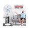 Sanford Rechargeable Stand Fan SF6600RSFN White 16inch