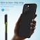 Remson Mag-X Magnetic Hybrid Protective Silicone Case Military Grade Protection For iPhone 14 Pro Max (Black)