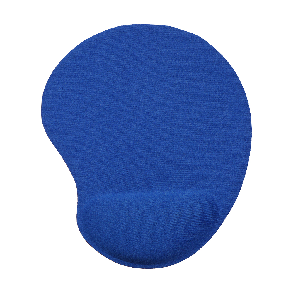 Docooler - Silicone Mouse Pad Soft Gel Mouse Mat with Wrist Rest Support Comfort Mousepad for PC Laptop(Blue)