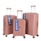 VIPTOUR Trolley Luggage 3 Pieces Set PP Hard Side Bag 360 Degree Spinner Wheels Trolley Luggage Set with TSA Lock