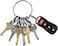 Niteize Bigring Steel, 2" Stainless Steel Key Chain Ring With 8 Stainless Steel Key-Holding S-Biners