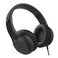 Motorola Moto XT120 Over-Ear Wired Headphones With Mic Jet Black