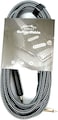 Mike Music 1/4 Inch Tweed Cloth Jacket Right-Angle Guitar Instrument Cable - 5 Meter (Black) (5 meter, Black)
